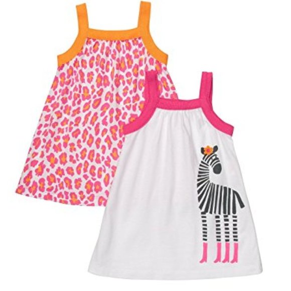 Carter's Baby Girl Dress Set Size 9 Months Zebra Animal Print - Picture 1 of 1